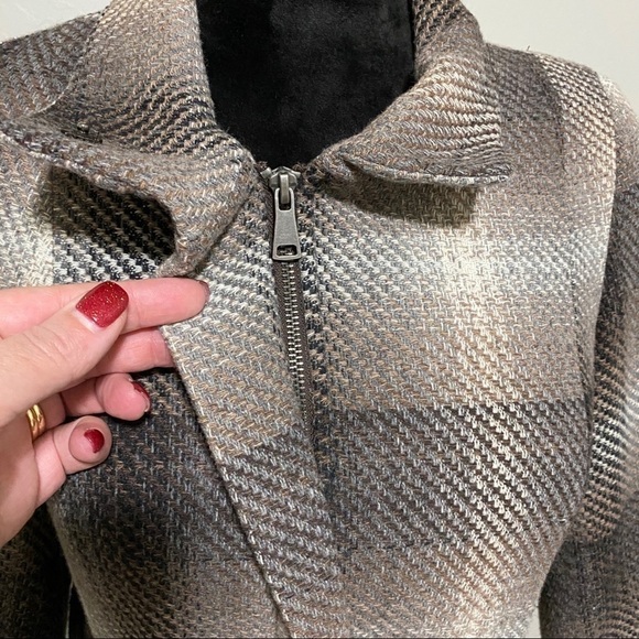 MOSSIMO wool plaid jacket size small - Picture 2 of 7